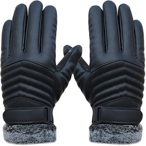 AlexVyan Solid Winter Men Gloves