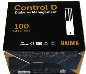 Control D 100 Sugar Strips 100 Glucometer Strips