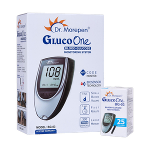 Dr. Morepen BG-03 Glucometer with 25 Strips - Image 6