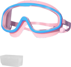 PROBEROS Swimming Goggles for Kids with Ear Plugs Big Frame Leakproof Swimming Goggles Swimming Goggles