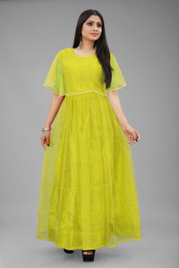 ENCLIQ Flared/A-line Gown