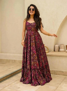 VIMURA FASHION Flared/A-line Gown