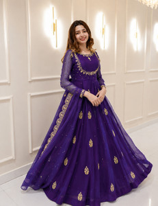 J S CREATION Anarkali Gown