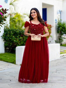 Rebikatrendz Flared/A-line Gown