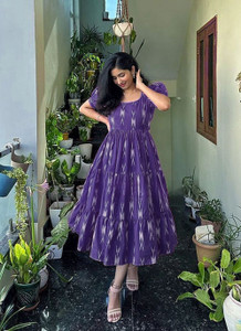 SHOPWITHSRUVI Flared/A-line Gown