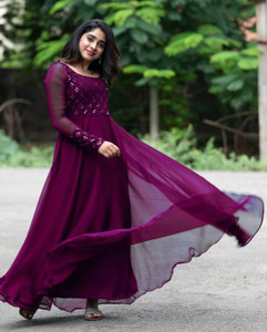 - THUMMAR HOUSE फ्लेयर/A-लाइन गाउन