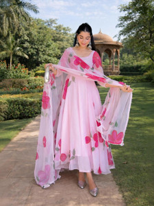 DhviraElegance Anarkali Gown