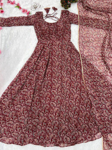 JS CREATIVE Anarkali Gown