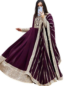 Om Creation Flared/A-line Gown