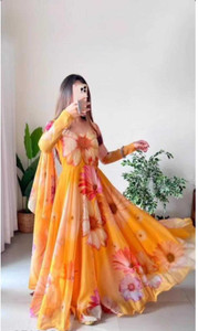 TWELVE DENIM Anarkali Gown