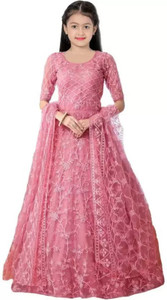 Rayasa Girls Maxi/Full Length Festive/Wedding Dress
