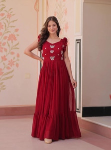 Zero Stitch Flared/A-line Gown