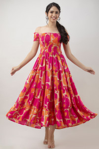 Rajkanya Flared/A-line Gown
