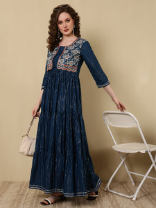 GLAM ROOTS Flared/A-line Gown