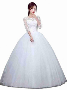Unique bridal white balgown Anarkali Gown