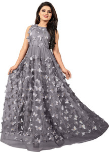 - 3Buddy Fashion फ्लेयर्ड / A-लाइन गाउन