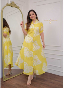 DEVDHAM Flared/A-line Gown