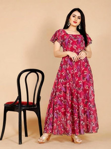 shivay enterprise Anarkali Gown