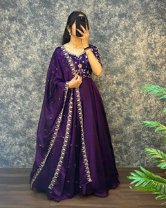 J S CREATION Anarkali Gown