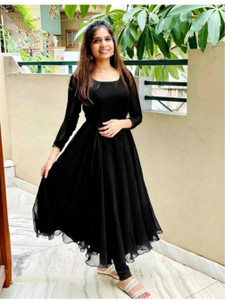 UMAFABRICS Anarkali Gown