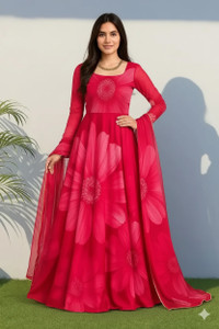 GlimmerGown Anarkali Gown