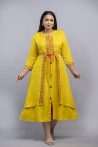 F P Collections Flared/A-line Gown