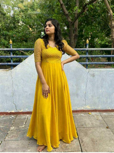 Jay Gopal Tex Anarkali Gown