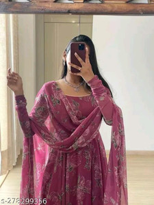 DJCM FASHION HUB Anarkali Gown