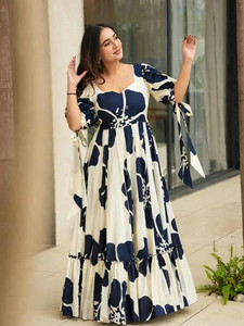 ETHNICRADHA Flared/A-line Gown