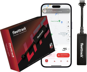 fleettrack Wired Tracker with Engine ON/Off alerts for Car, Bike, Truck, Bus GPS Device
