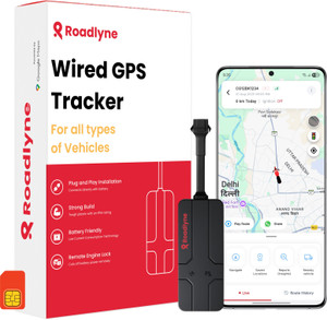 Roadlyne Wired Tracker with Remote Engine Lock for Car, Bike, Truck ...