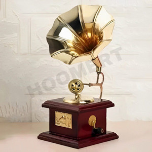 HOOMERT Brass Vintage Style Gramophone - Image 6