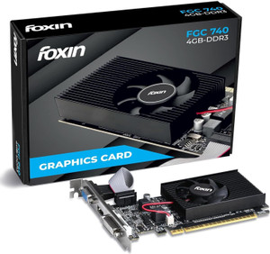 Foxin GT 740 DDR3 4 GB NVIDIA Chipset 128 bit 1000 MHz Graphics