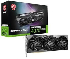 あ*き様 HP GeForce RTX4070 MSI GeForce RTX 4070 Ti SUPER 16G GAMING X SLIM GDDR6 16 GB NVIDIA