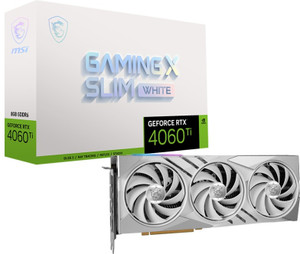 GeForce RTX 4060 Ti 8GB ホワイト 白 MSI GeForce RTX 4060 Ti GAMING X SLIM WHITE 8G GDDR6 8 GB NVIDIA