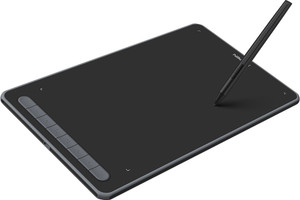 XP Pen Deco M Drawing Tablet with X3 chip stylus 8 shortcut keys, 8192 levels of pressure sensitivity, X3 Elite Stylus and Fully-laminated display 8 x 5 inch Graphics Tablet