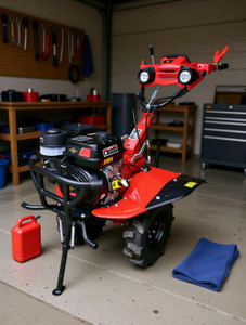 GSCPT HEAVY DUTY 7 HP 4 Stroke Power Weeder Cultivator 212CC AIR Cooled Petrol Engine Fuel Grass Trimmer