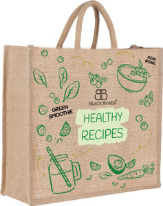 BlackBoxes Big Eco Cotton Jute Shopping Bags for Carry Milk Grocery fruits Grocery Bag