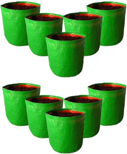 GrowTree Flower Plants Pots 09*09 Grow Bag (Pack of 10) - Image 1