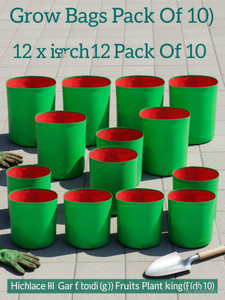 JIRSTAME 12x12 inch Grow Bags Pack of 10 - Image 6