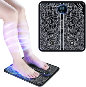 Any Time Fit USB EMS Foot Massager Muscle Feet Leg Massager Foldable 19 Intensities 9 Modes