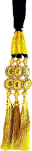 El Cabell Golden Mirror Design Paranda Parandi Braid Tassel Hair Accessories For Women Braid Extension