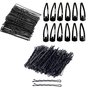 Kidzoo Metal Hair Clips UPin, Bob Pins & Tic Tac Clip Juda Pin Hair Styling Women Girls Hair Accessory Set
