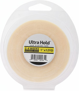 Ultra Hold Walker Tape 3/4" x 12 Yards- Strong, Waterproof Tape for Long-Lasting Secure Fit Hair Accessory Set