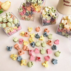 Freebies Decorative cute mini mix designs hair clips for kid's girls/baby girl set of 30 Hair Clip