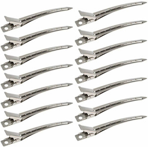Cosluxe Professional Salon Hair Styling Steel Section PACK OF 12 Hair Clip