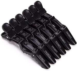 twirey Hair Sectioning Clamps Plastic Hair Grip Clips Cutting Clamps Styling Sectioning Clips Hairdressing Styling Hairpin Salon Styling Hair Clip