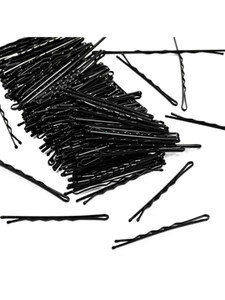 NIVO Black boby pins pack of 98 pc for girls and women. Hair Pin