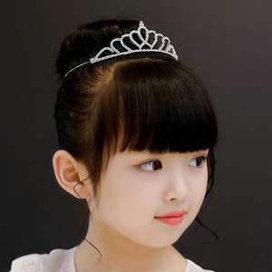 Orama Silver Crystal Tiara Crown Headbad Princess Rhinestone Crown Hair Accessory 649 Hair Accessory Set