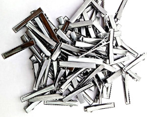 louis india 50pc Hair Clip Alligator Metal Single Prong Pins for Making DIY Hair Accessories Hair Clip